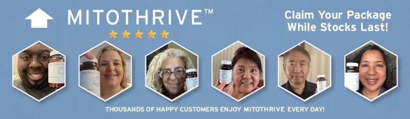 Happy customer reviewing MitoThrive